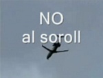 Exemple del soroll que hem de suportar els ve&iuml;ns de Gav&agrave; Mar en els aterratges per la tercera pista de l'aeroport del Prat